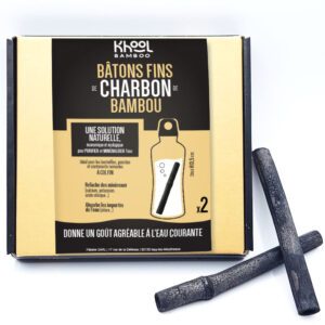 Lot de 2 Bâtons fins <span class="chb">de charbon de bambou