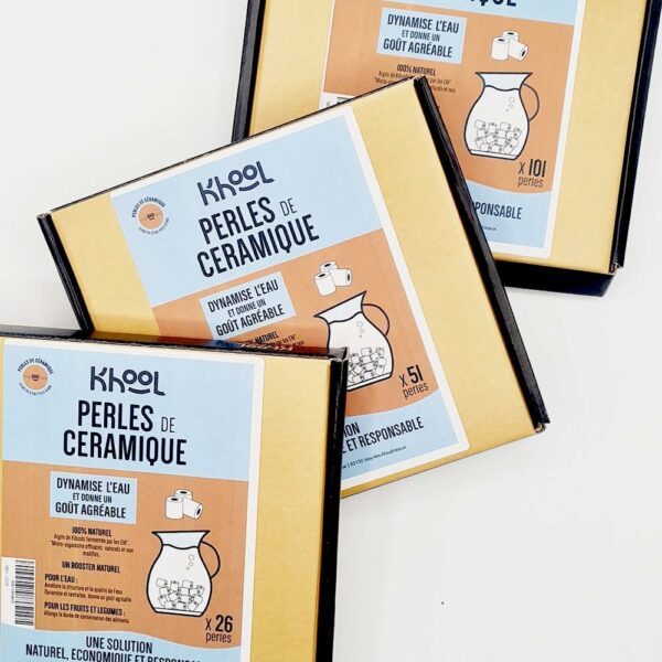 Lot de 51 <span class="chb">perles de céramique – Image 2